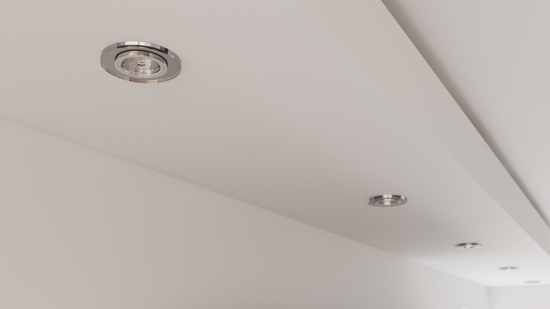 Zapuštěné skleněné svítidlo